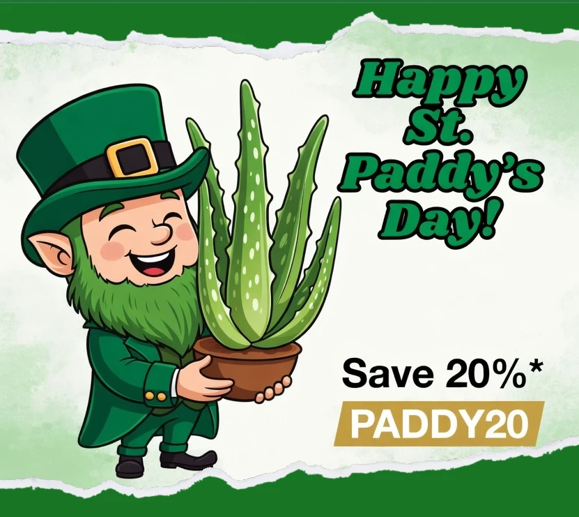 Happy St Paddy's Day 20% OFF